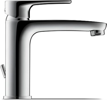 Змішувач для умивальника Duravit B.1, розмір M (висота виливу 110 мм), хром, з керамічною картридж, без зливного механізму