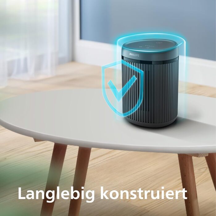 Керамічний тепловентилятор-товпчик Philips Smart 5000 серії, 2000 Вт, чорний