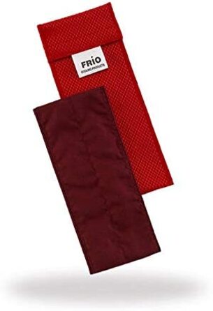 FRIO Охолоджуючий чохол для інсуліну 18x6,5 см, червоний, для 1 шприц-ручки, без акумуляторів, багаторазовий