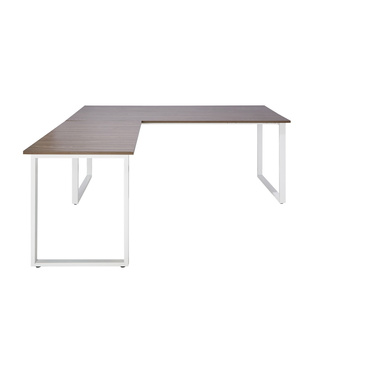Робочий стіл WORKSPACE XL I 180 x 180 см сірий / білий hjh OFFICE