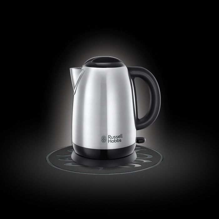 Тостер Russell Hobbs Adventure нержавіюча сталь на 2 тости, з підставкою для булочок, 6 режимів, розморожування, підігрів, Lift & Look, 850 Вт 24080-56 + Чайник електричний 1,7 л