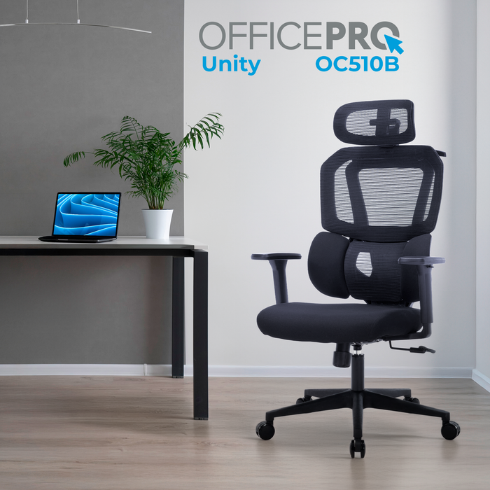 Крісло офісне OfficePro Unity OC510B Black