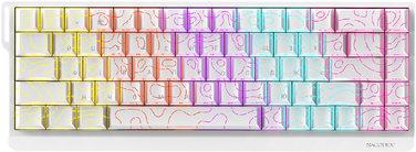 Дротова механічна клавіатура Ajazz NK68 V2 Red Switch (NK68-V2-R-S-W)