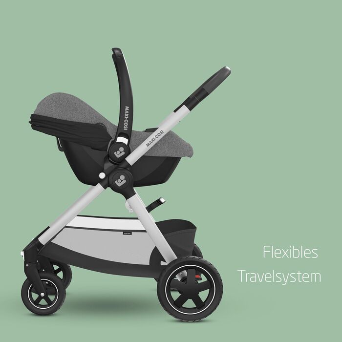 Автокрісло Maxi-Cosi CabrioFix i-Size 0-12 міс., до 12 кг, Select Grey - легке та безпечне для немовлят