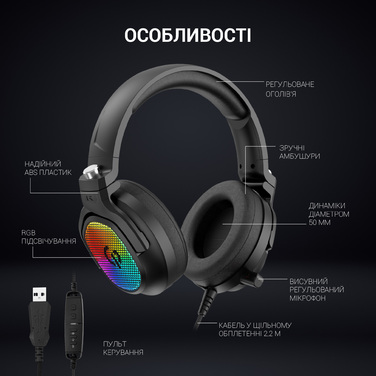 Гарнітура ігрова GamePro (HS1300)