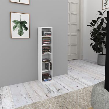 Стелаж для CD Vicco, білий, 21 x 91.8 см, окремий