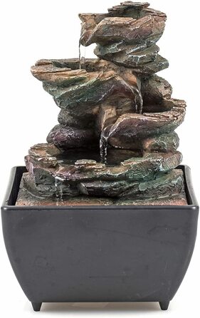 Настільний кімнатний фонтан з каменю для декору, Zimmerbrunnen Stone