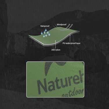 Намет Naturehike Mongar ультралегкий для 2 осіб, водонепроникний та вітростійкий купольний, компактний для кемпінгу, рюкзака, фестивалю