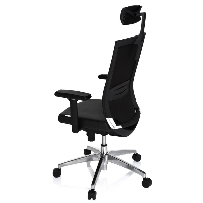Офісне крісло / Крісло керівника PORTO MAX HIGH Leather Black HJH OFFICE
