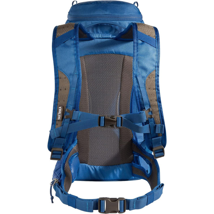 Рюкзак для походів Tatonka Hike Pack 22 л з вентиляцією спини та дощовиком, легкий і зручний, синій/темно-синій