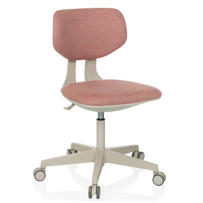 Дитячий письмовий стілець / дитячий стілець KID CLASSIC тканина рожевий hjh OFFICE