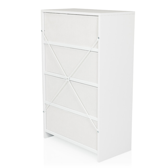 Комод ESTORIA 58x30x91см 4 відділення білий hjh LIVING