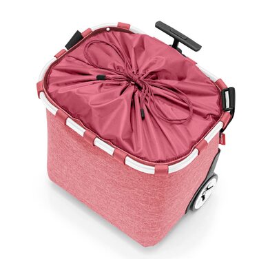Сумка-візок reisenthel carrycruiser Twist Berry для покупок, алюмінієва рама, знімна сітчаста кишеня, водостійка