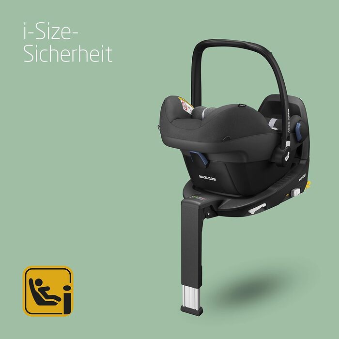 Автокрісло для новонароджених Maxi-Cosi Pebble Pro i-Size (0-12 місяців, 45-75 см), Essential Black
