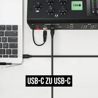 RØDE NT-USB Mini конденсаторний USB-мікрофон студійної якості з кабелем SC17 USB-C (1,5 м) — для подкастингу, стрімінгу, ігор, вокалу та інструментів, сумісний з Android і Mac