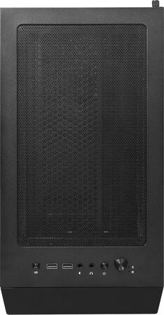 Корпус MSI MAG Forge 110R Mid-Tower ATX, чорний, з RGB підсвічуванням, 2x USB 3.0, 1x 120мм A-RGB вентилятор