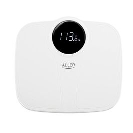 Електронна вага для ванної Adler AD 8172w, до 180 кг, LED-дисплей, біла