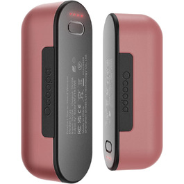 Електричний грілка для рук OCOOPA MagTwins (Рожевий), 10000 mAh, 4 режими нагріву, USB Powerbank, 2 шт.