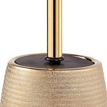 Керамічна туалетна щітка Gedy Gold G-Astrid, 47×11,5×11,5 см, унікальний дизайн, 2 роки гарантії