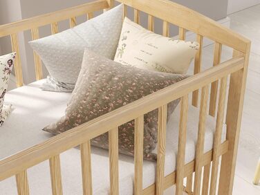 Дитяче ліжечко Love For Sleep Jacob 120x60 см з матрацом Aloe Vera, дерев'яне, букове, для новонароджених, що трансформується, бортики, дитяче ліжко