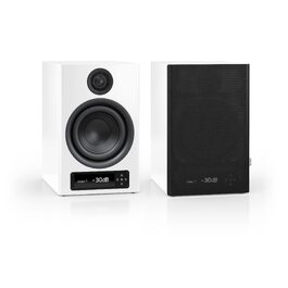 Nubert nuPro XS-4000 RC: Поличкові акустичні системи Bluetooth 2.0 (білі) - бездротові Hi-Res колонки aptX HD