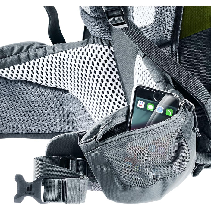 Рюкзак для чоловіків Deuter Trail Pro 33 л для альпінізму та туризму, meadow-graphite