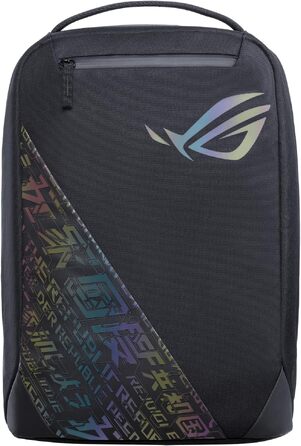 Ігровий рюкзак ASUS ROG BP1501G Holographic Edition для ноутбуків до 18 дюймів, 18л, водовідштовхуючий, чорний