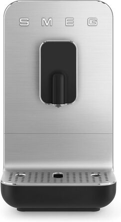 Еспресо-машина Smeg BCC11BLMEU з вбудованою кавомолкою, термоблоком, об'єм 1,4 л, чорна