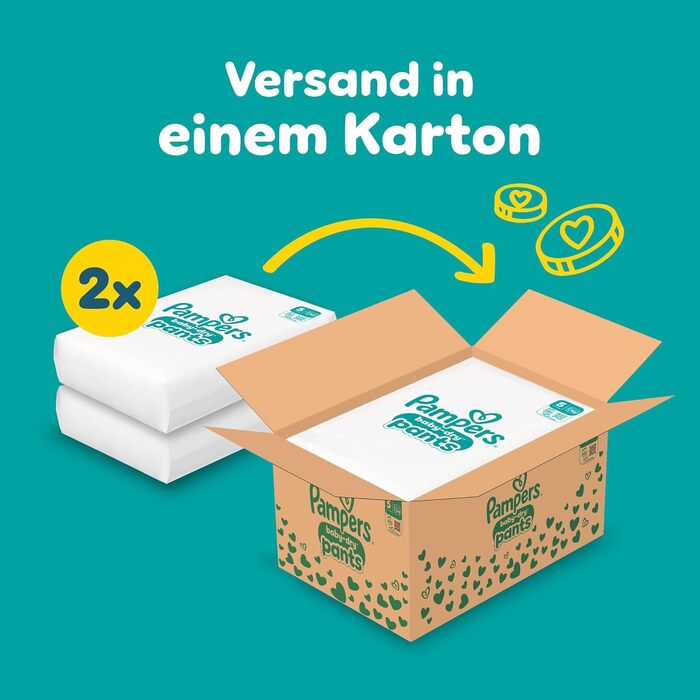 Підгузки-трусики Pampers Baby-Dry розмір 5 (11-17 кг), 160 шт, місячний запас