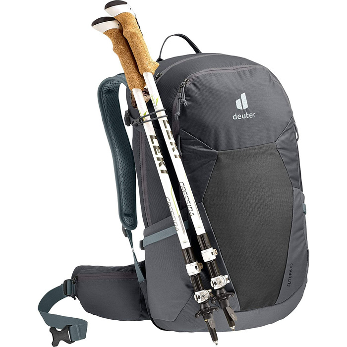 Рюкзак для туризму Deuter Futura 27 л, графітовий, анатомічна спинка
