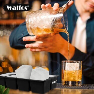 Контейнер для морозива Walfos 1.5л (2 шт.) з кришкою, багаторазовий, для домашнього морозива, йогурту - штабельовані контейнери для морозильної камери