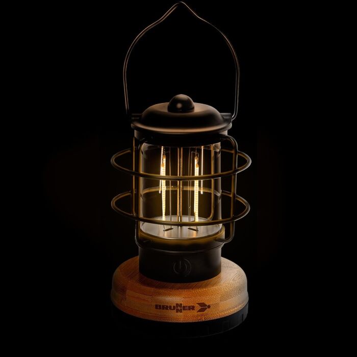 Кемпінговий LED ліхтар Brunner з акумулятором, підвісний, USB-зарядка для туризму та відпочинку на природі