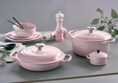 Млинок для перцю Le Creuset Chambray, керамічний механізм, ABS-пластик, колір «піщово» (Ofenrot), 6.2 x 20.8 см