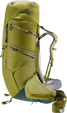 Туристичний рюкзак Deuter Aircontact Core 70+10 л, зелений (2024), для трекінгу