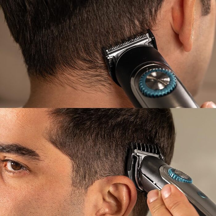 Триммер для тіла Cecotec Bartschneider PrecisionCare Multigrooming 6-в-1 з акумулятором. Насадки 3-20 мм, водонепроникність IPX7, 60 хв роботи, швидка зарядка