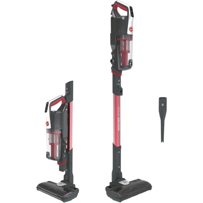Бездротовий пилосос Hoover H-FREE 500 HF522STH HOME, акумуляторний, без мішка, до 30 хв роботи, LED-підсвітка, компактне зберігання, паркування