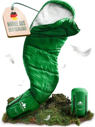ONLYHIKE інноваційний літній спальник, ультралегкий, компактний, 750 г, розміри M-XL, муміє, для кемпінгу та відпочинку на природі