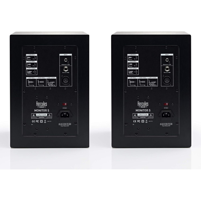 Hercules DJ Monitor 5 – Активні DJ колонки 80 Вт з басом, для ді-джеїв та меломанів