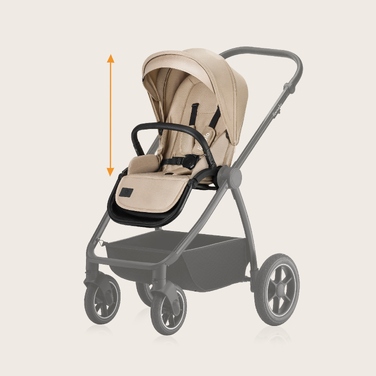 Дитячий візок 3в1 Lionelo LO-MERIL 3IN1, колір Beige Sand