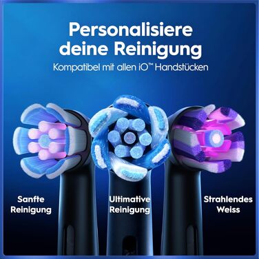 Електрична зубна щітка Oral-B iO Series 5, Matt Black (чорна матова), 1 щітка + 3 смінні насадки та футляр