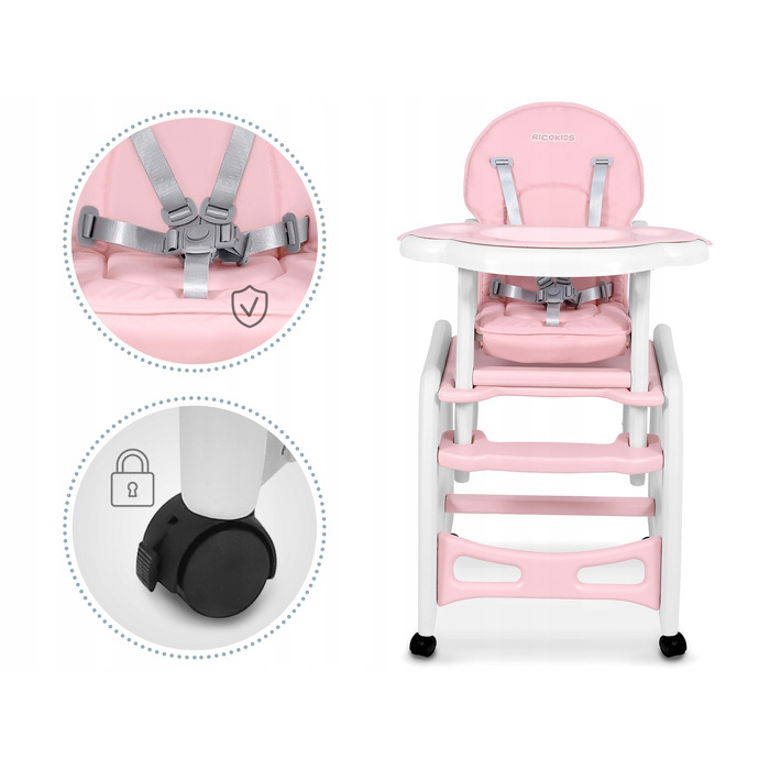 Стілець для годування RicoKids Sinco, 104 x 60 x 50 см
