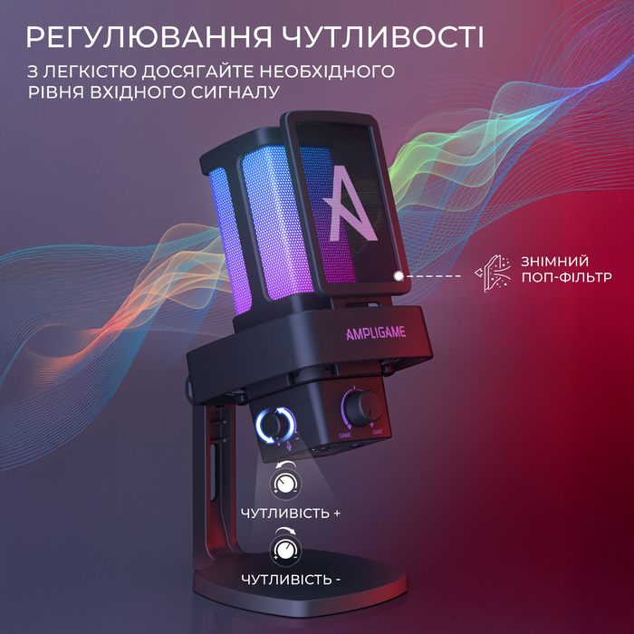 USB мікрофон Fifine Q8PRO Black