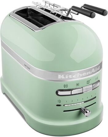 Тостер KitchenAid Artisan 5KMT2204, 2 відділення, колір Фісташка - професійний тостер для дому