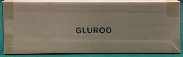 Торшер GLUROO для вітальні з пультом, сучасна димерована LED-стійка лампа-дуга з 3 режимами кольору та плавним регулюванням яскравості, підлоговий вимикач