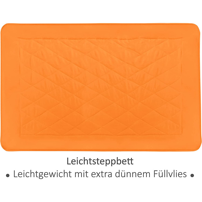 Літня ковдра npluseins 135x200 см, легка, тонка, для спекотної погоди, охолоджуюча, ідеальна для кемпінгу, саду, гостей, помаранчева