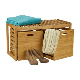 Лавка Relaxdays з місцем для зберігання, бамбук