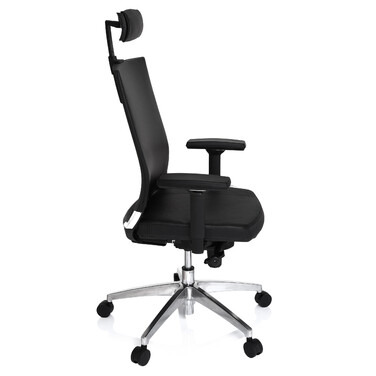 Офісне крісло / Крісло керівника PORTO MAX HIGH Leather Black HJH OFFICE