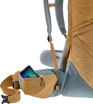 Рюкзак Deuter Aircontact Core 40+10 л для трекінгу, унісекс, мигдально-бірюзовий