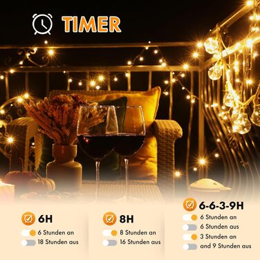 Світлодіодна гірлянда MAGGIFT Cluster 20м, 1000 LED, теплий білий колір, водонепроникна для вулиці та дому, з пультом, таймером та 8 режимами освітлення