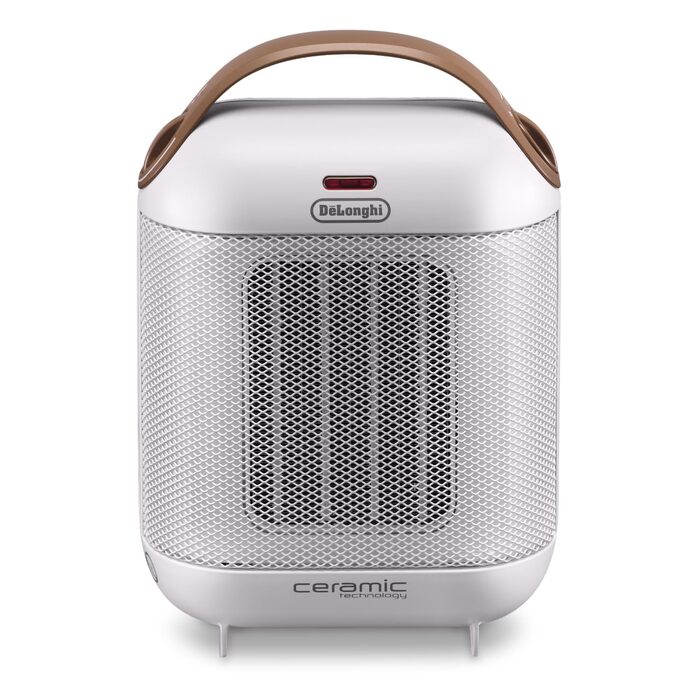 Керамічний обігрівач De'Longhi HFX30C18.AG, мобільний конвектор 1800 Вт, 2 рівні потужності, функція Anti-Frost